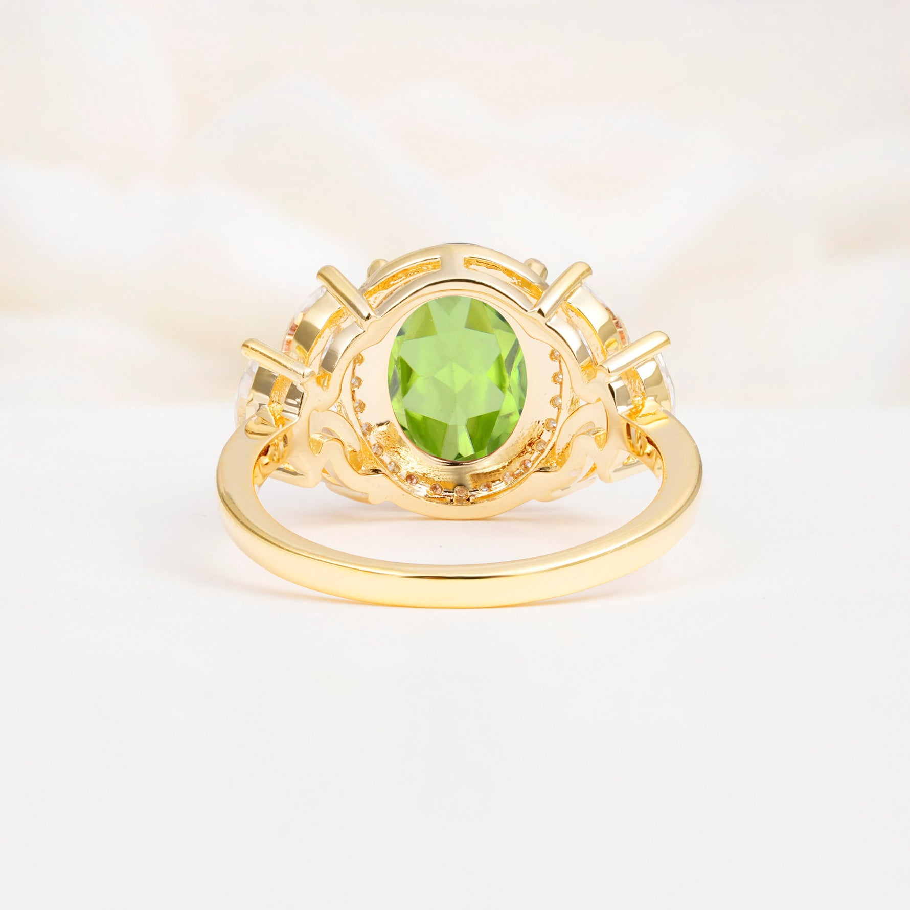 SR14139 Peridot Ring - Additional view