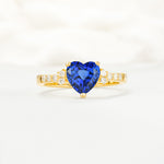 SR15211 Sapphire Ring - Additional view
