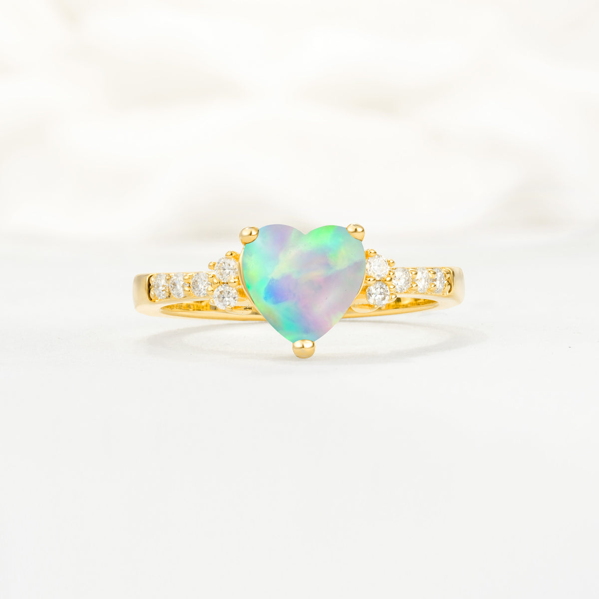 SR15211 Fire Opal Ring - Additional view