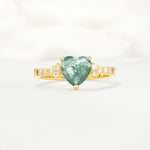 SR15211 Moss Agate Ring - Additional view