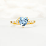 SR15211 Aquamarine Ring - Additional view