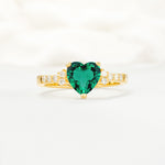 SR15211 Emerald Ring - Additional view