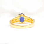 Oval Cut Tanzanite Infinity Engagement Ring - Additional view