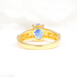 Oval Cut Moonstone Infinity Engagement Ring - Additional view