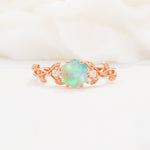 SR17002 Fire Opal Ring - Additional view