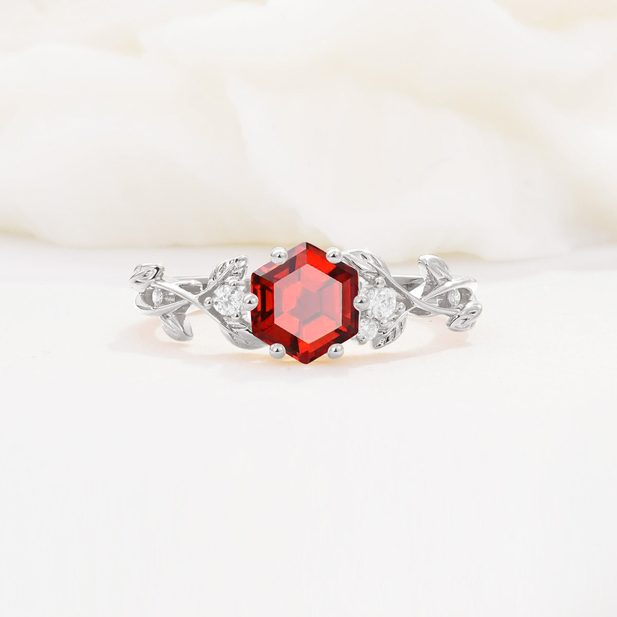 SR17002 Garnet Ring - Additional view