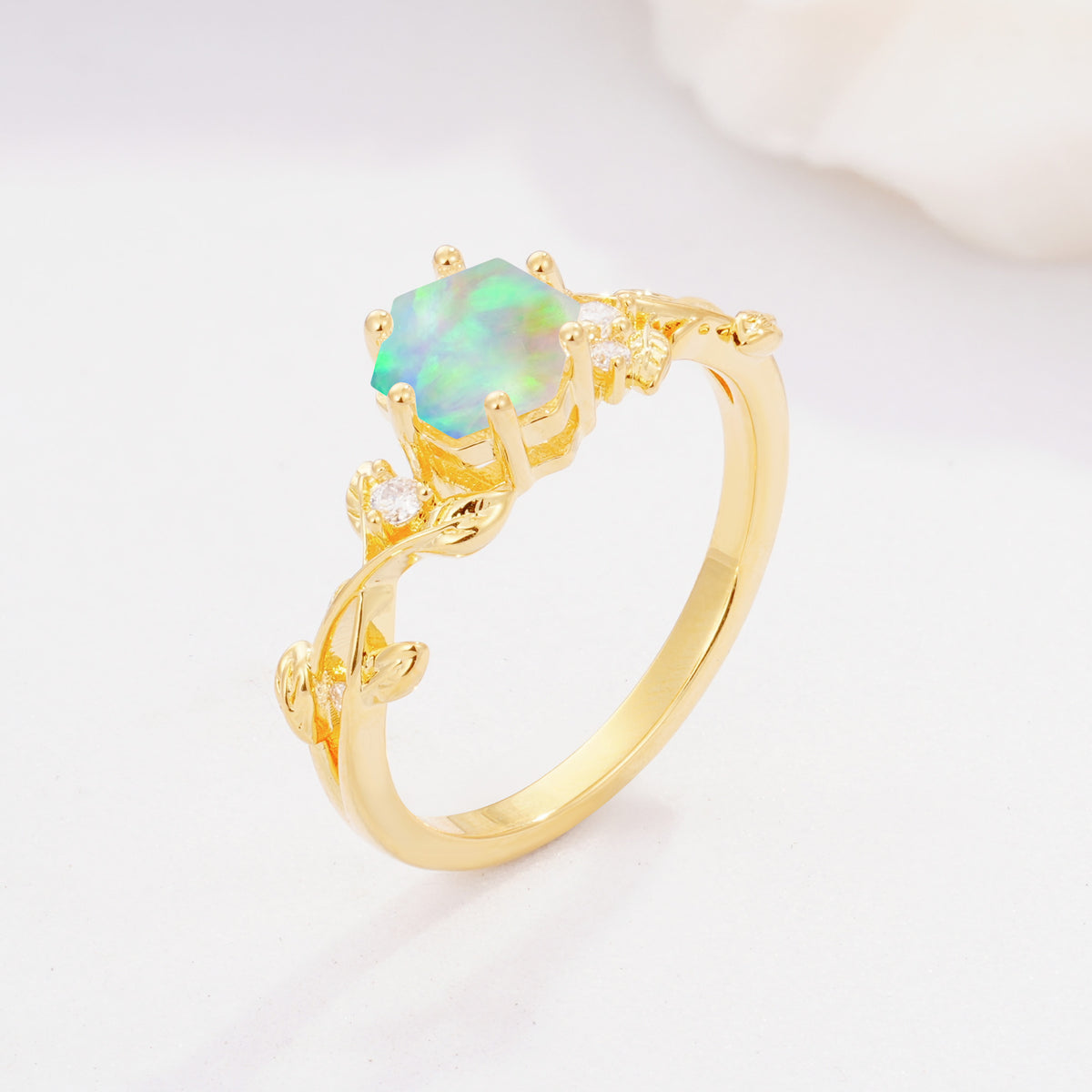SR17002 Fire Opal Ring - Additional view