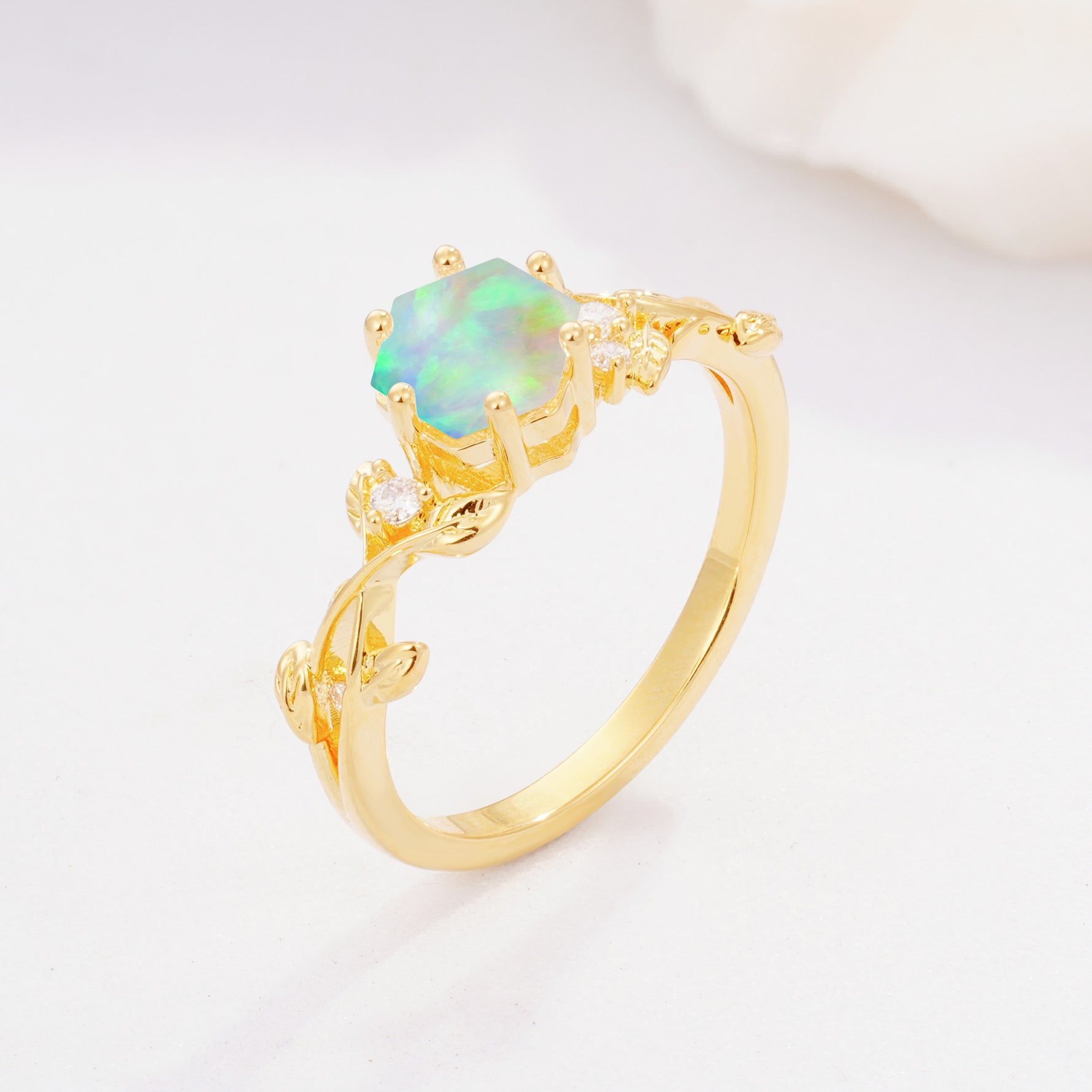 SR17002 Fire Opal Ring - Additional view