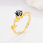 SR17002 Black Rutilated Quartz Ring - Additional view