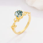 SR17002 Moss Agate Ring - Additional view