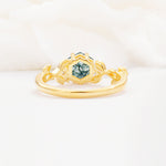 SR17002 Moss Agate Ring - Additional view