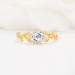 SR17002 Lab Diamond Ring - Yellow-Gold