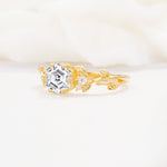 SR17002 Lab Diamond Ring - White-Gold