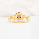 SR17002 Garnet Ring - Additional view