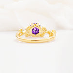 SR17002 Amethyst Ring - Additional view