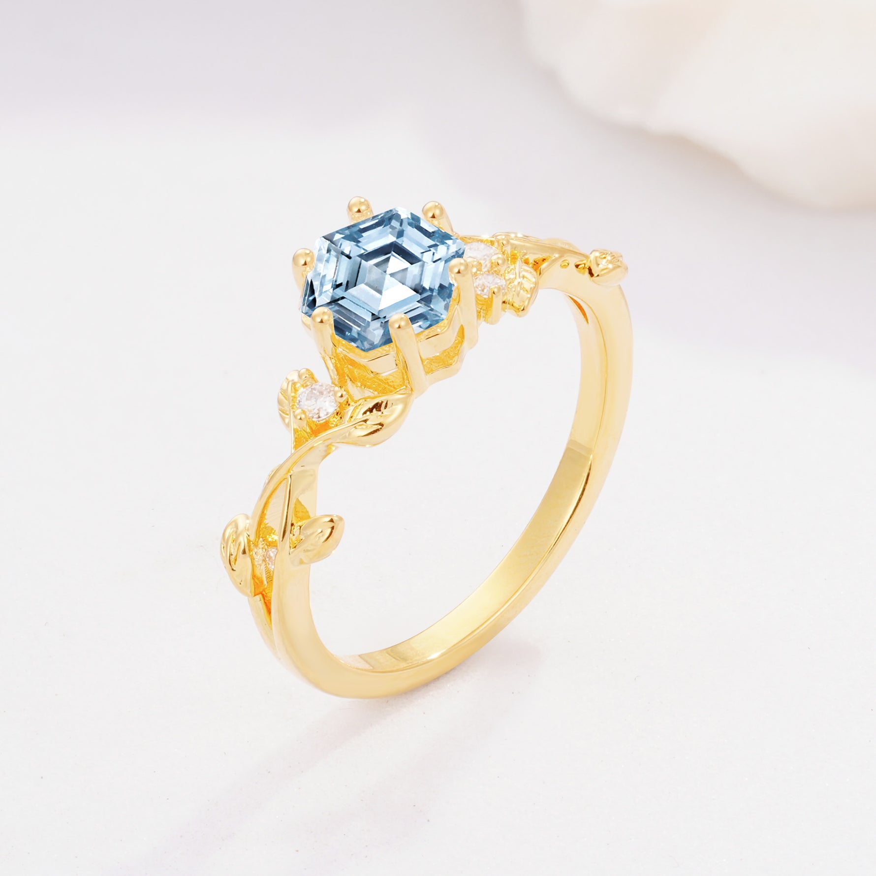 SR17002 Aquamarine Ring - Additional view
