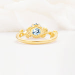 SR17002 Aquamarine Ring - Additional view