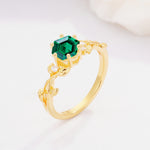SR17002 Emerald Ring - Additional view