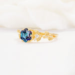 SR17002 Alexandrite Ring - White-Gold
