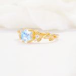 SR17002 Moonstone Ring - White-Gold