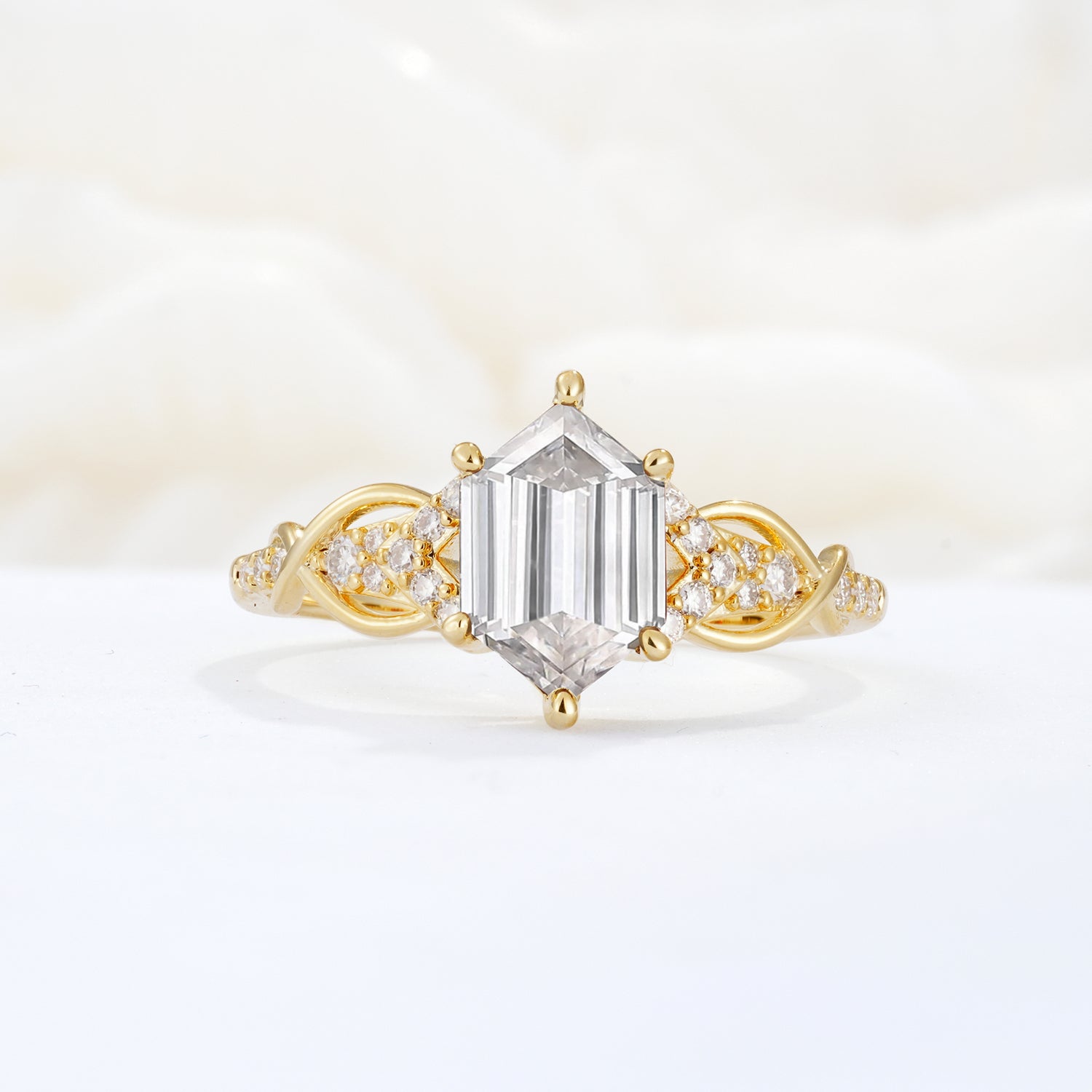 SR17027 Moissanite Ring - Additional view