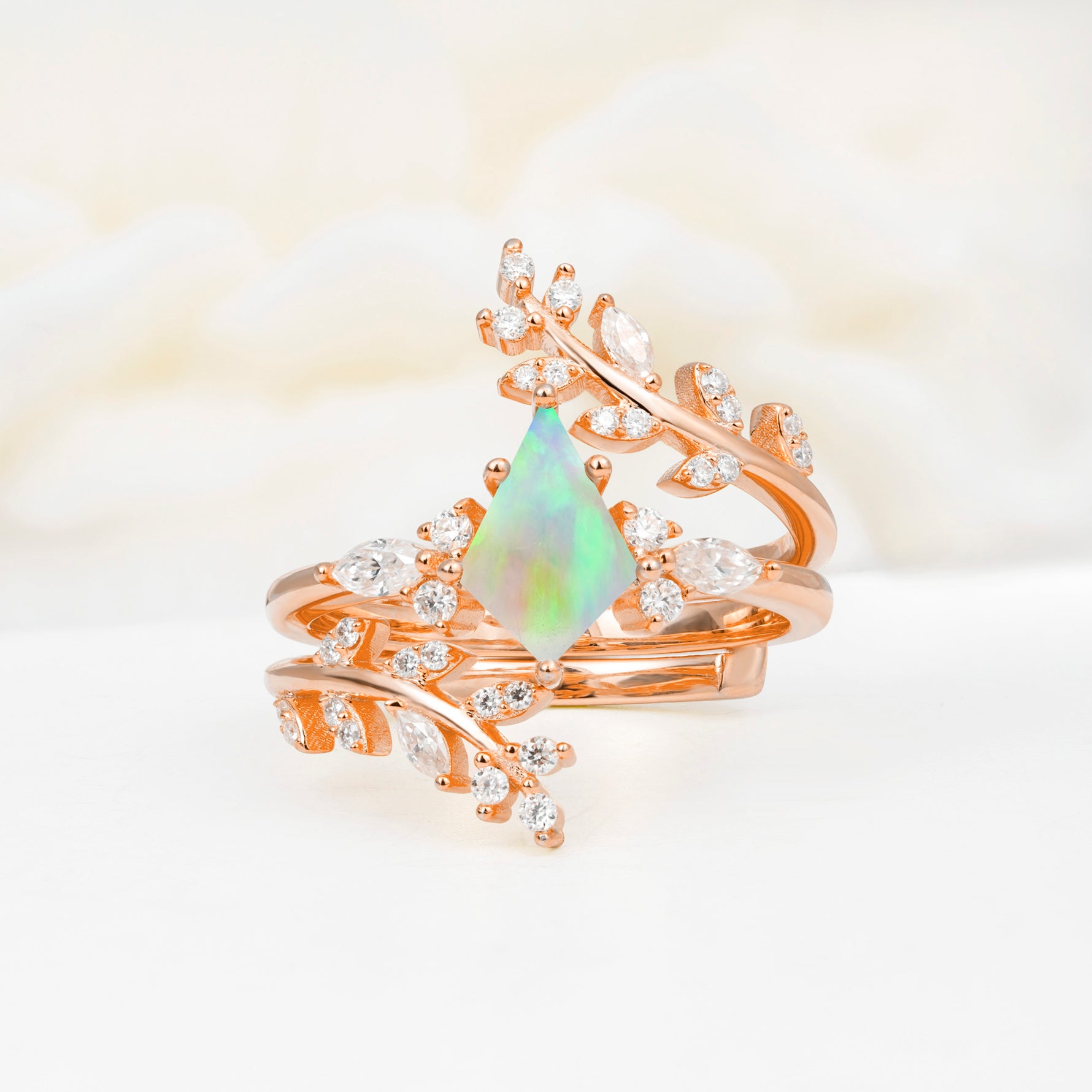 SR17091 Fire Opal Ring - Additional view