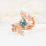 SR17091 Moss Agate Ring - Additional view