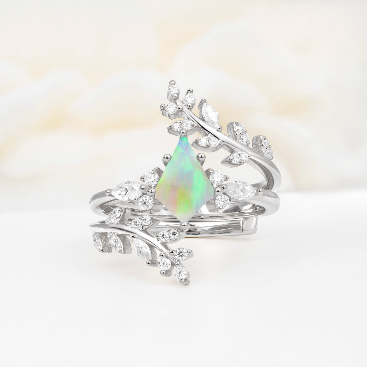 SR17091 Fire Opal Ring - Additional view