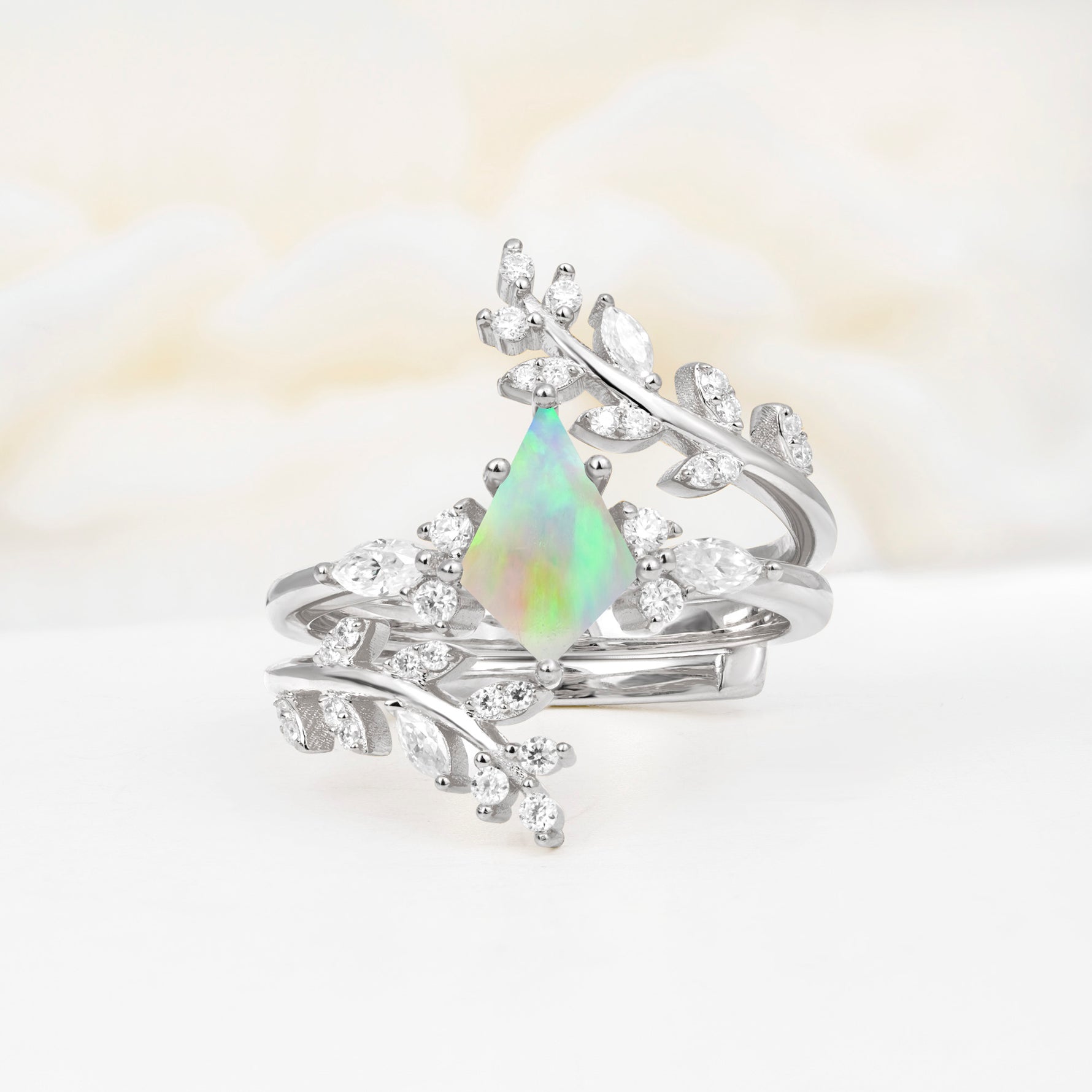SR17091 Fire Opal Ring - Additional view