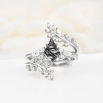 SR17091 Black Rutilated Quartz Ring - Additional view