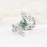 SR17091 Moss Agate Ring - Additional view