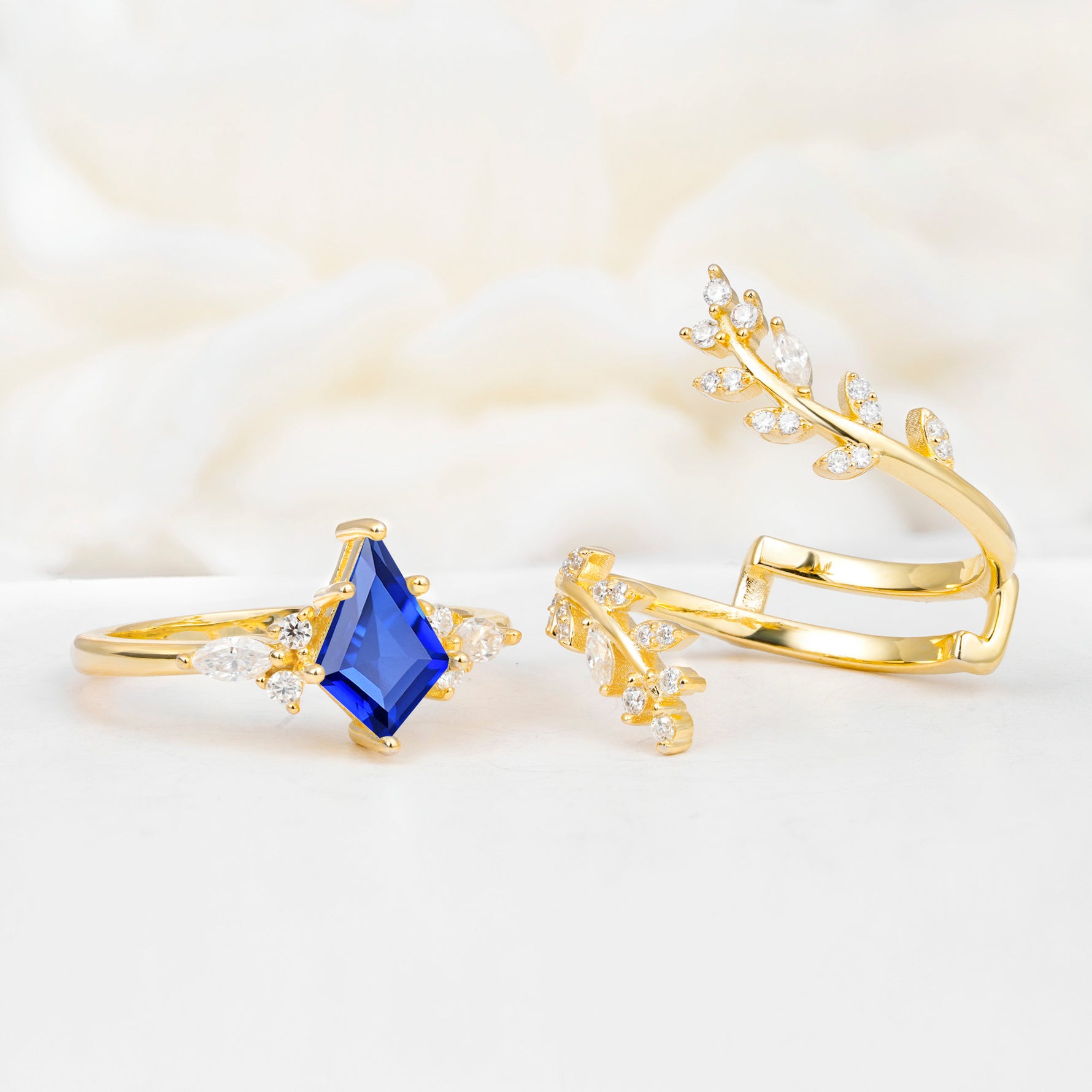 SR17091 Sapphire Ring - Additional view