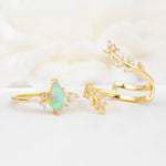 SR17091 Fire Opal Ring - Additional view