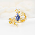 SR17091 Tanzanite Ring - Yellow-Gold