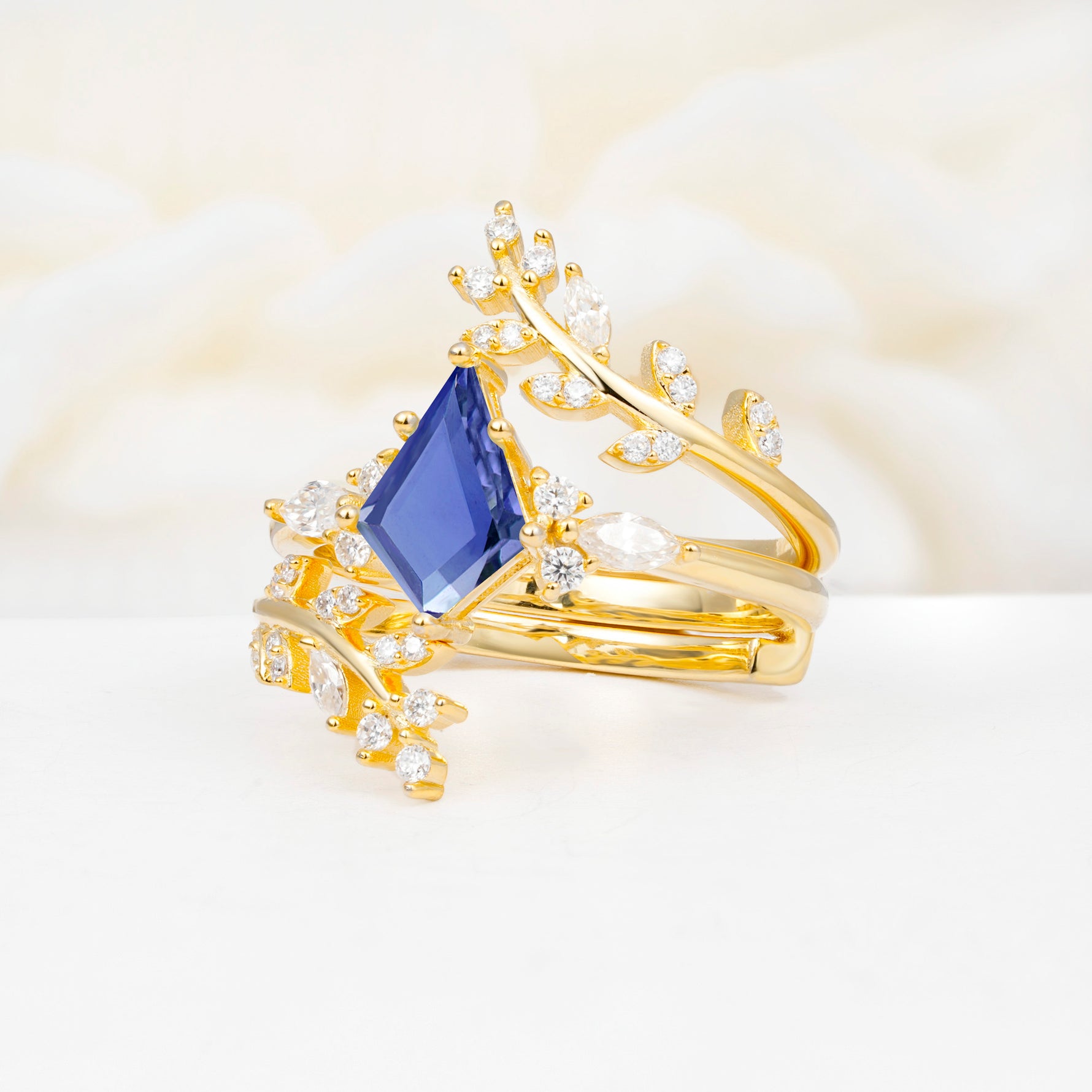 SR17091 Tanzanite Ring - White-Gold