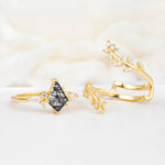 SR17091 Black Rutilated Quartz Ring - Additional view