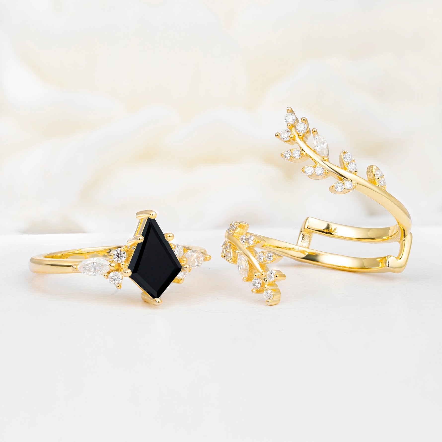 SR17091 Black Onyx Ring - Additional view