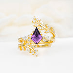 SR17091 Amethyst Ring - Yellow-Gold