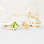 SR17091 Peridot Ring - Additional view