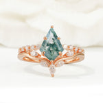 SR17094 Moss Agate Ring - Additional view