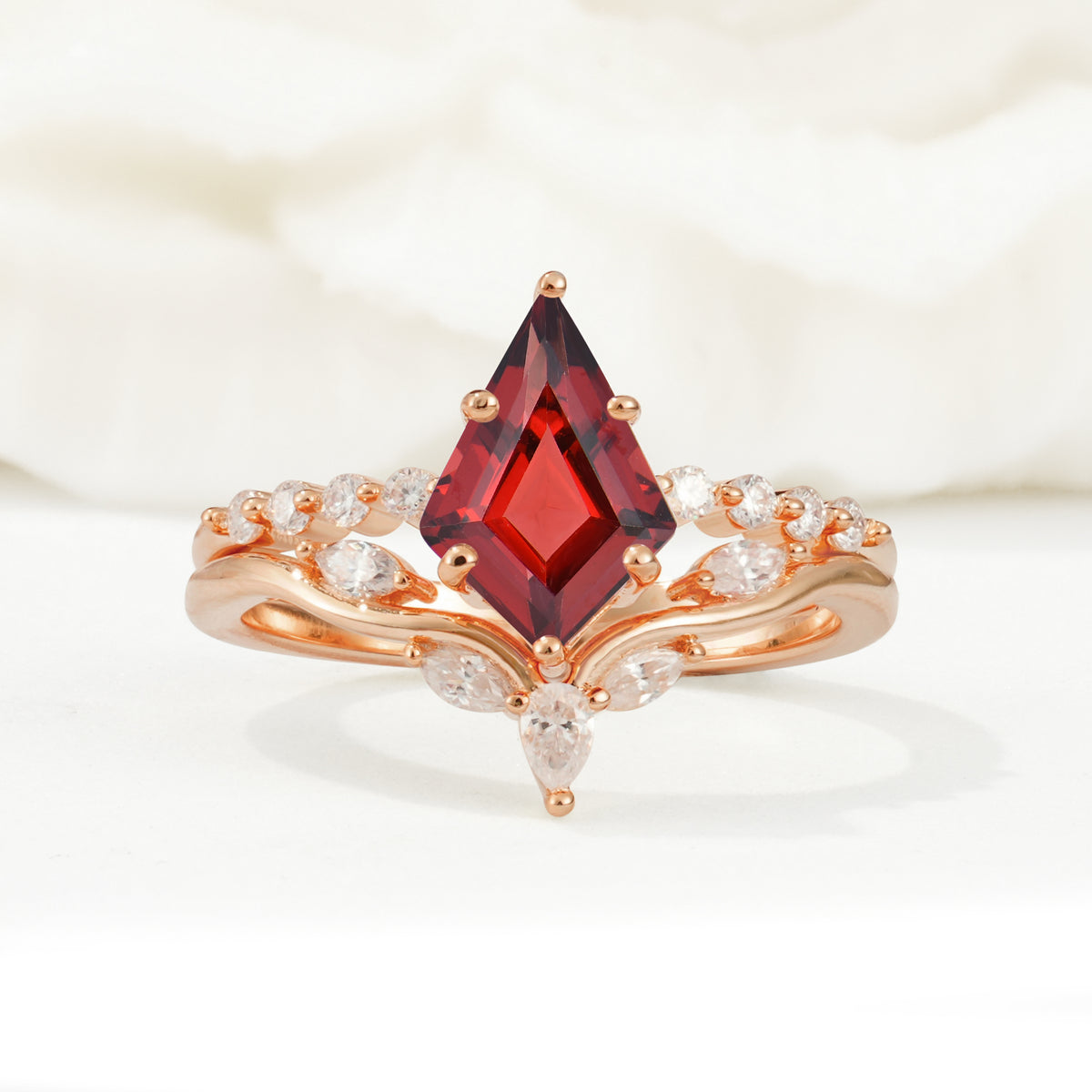 SR17094 Garnet Ring - Additional view