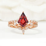 SR17094 Garnet Ring - Additional view