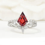 SR17094 Garnet Ring - Additional view