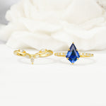 SR17094 Sapphire Ring - White-Gold
