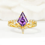 SR17094 Amethyst Ring - Yellow-Gold