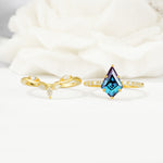 SR17094 Alexandrite Ring - White-Gold