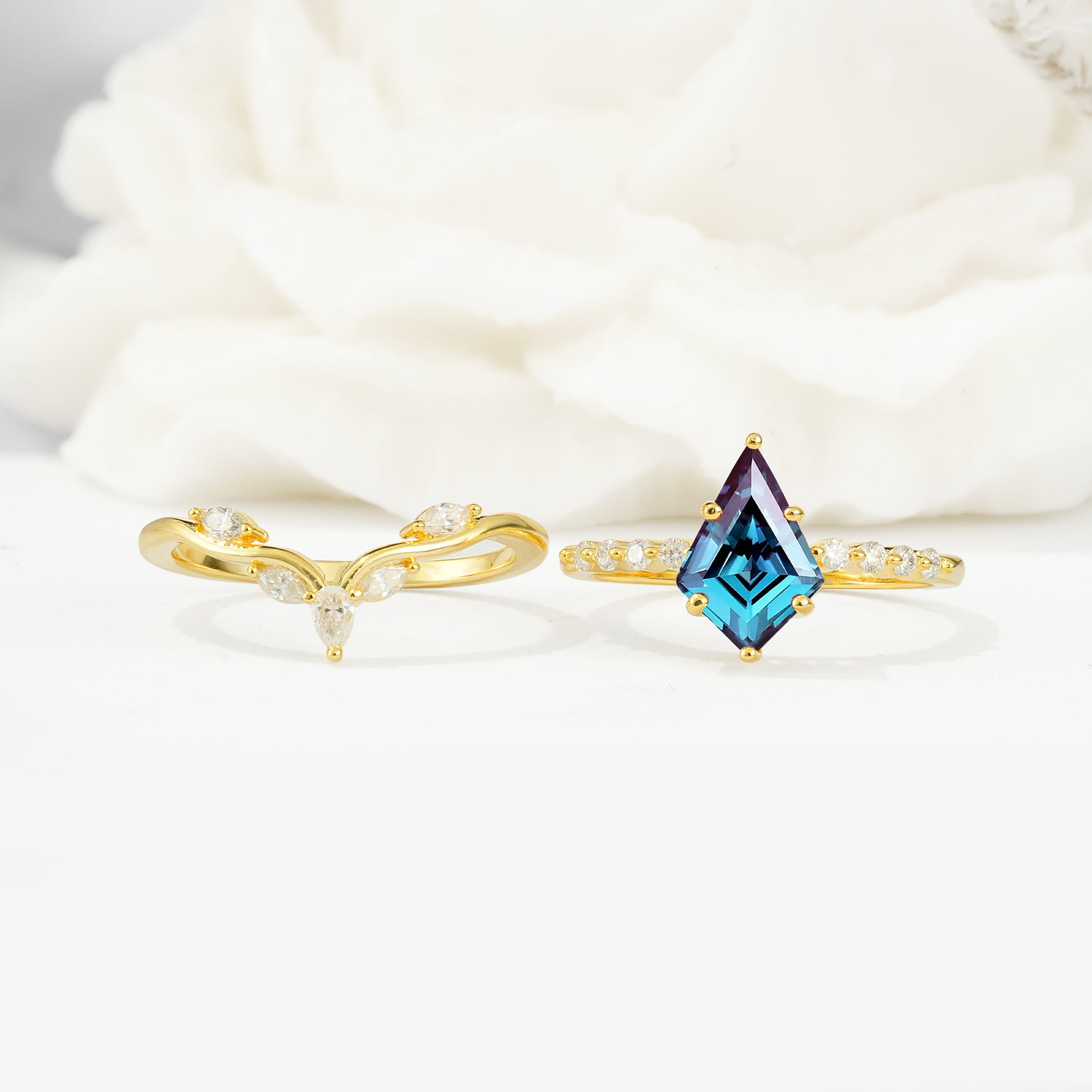 SR17094 Alexandrite Ring - White-Gold