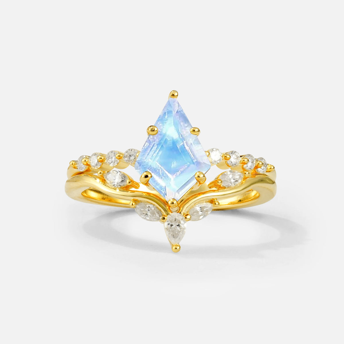 SR17094 Moonstone Ring - Yellow-Gold