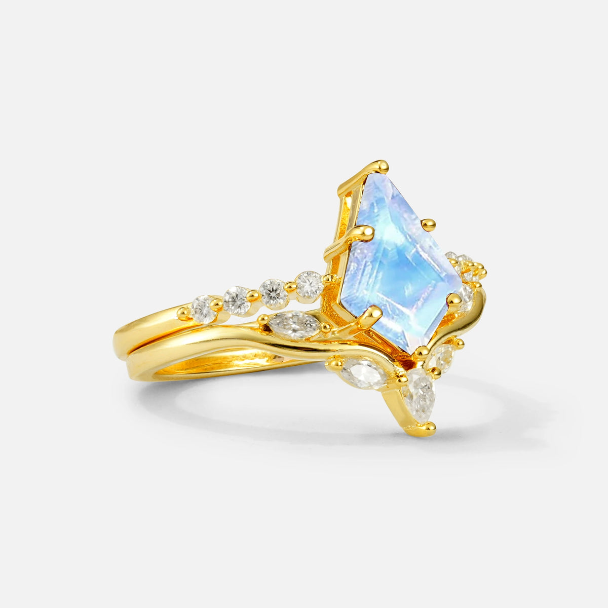 SR17094 Moonstone Ring - Rose-Gold