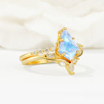 SR17094 Moonstone Ring - Rose-Gold